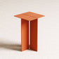 Square sidetable | Red Orange