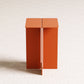 Square sidetable | Red Orange